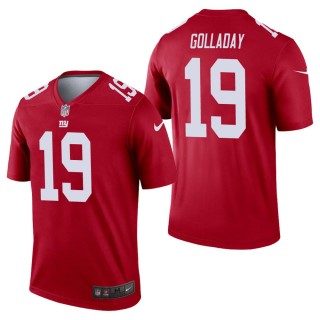Men's New York Giants Kenny Golladay Red Inverted Legend Jersey