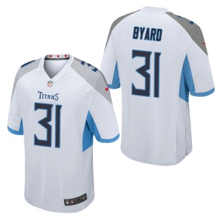 Men's Tennessee Titans Kevin Byard White Game Jersey