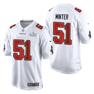 Men's Tampa Bay Buccaneers Kevin Minter White Super Bowl LV Jersey