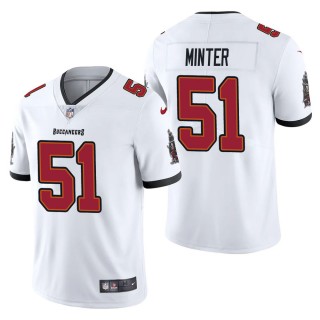 Men's Tampa Bay Buccaneers Kevin Minter White Vapor Limited Jersey