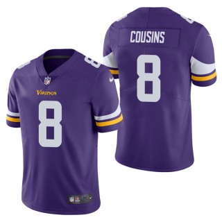 Men's Minnesota Vikings Kirk Cousins Purple Vapor Untouchable Limited Jersey