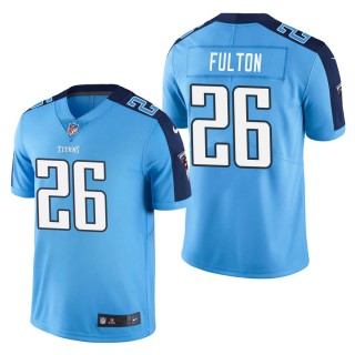Men's Tennessee Titans Kristian Fulton Light Blue Vapor Untouchable Limited Jersey