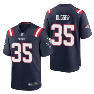 Men's New England Patriots Kyle Dugger Navy Game Jersey