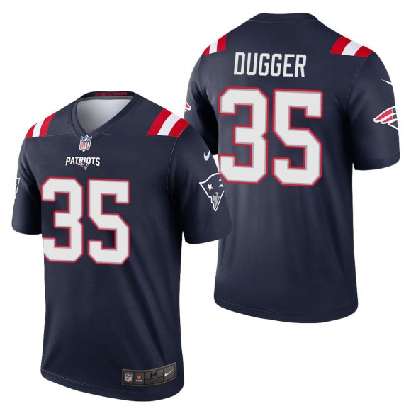 Men's New England Patriots Kyle Dugger Navy Legend Jersey