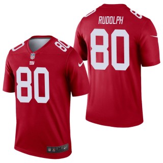 Men's New York Giants Kyle Rudolph Red Inverted Legend Jersey