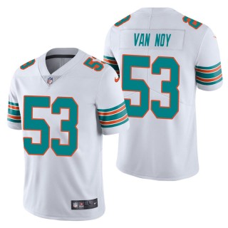 Men's Miami Dolphins Kyle Van Noy White Alternate Vapor Limited Jersey