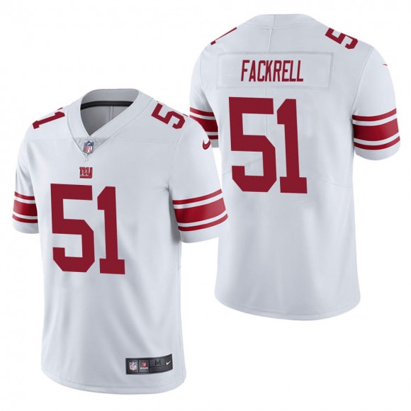 Men's New York Giants Kyler Fackrell White Vapor Untouchable Limited Jersey