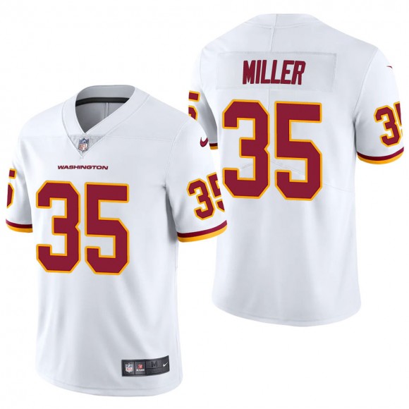 Men's Washington Football Team Lamar Miller White Vapor Limited Jersey