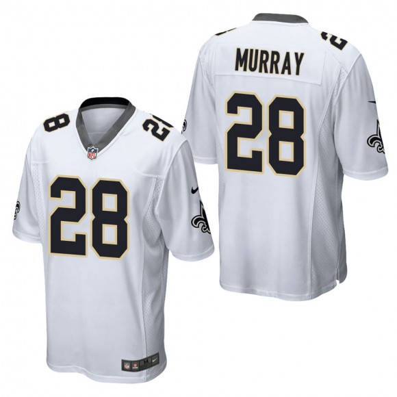 Men's New Orleans Saints Latavius Murray White Game Jersey