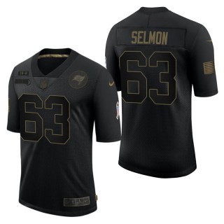 Men's Tampa Bay Buccaneers Lee Roy Selmon Black Salute to Service Jersey