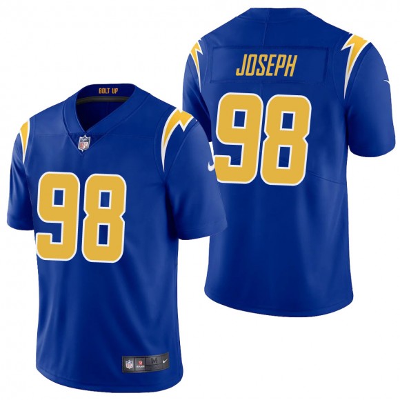 Men's Los Angeles Chargers Linval Joseph Royal 2nd Alternate Vapor Limited Jersey