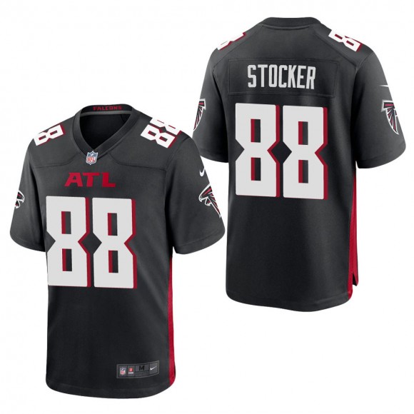 Men's Atlanta Falcons Luke Stocker Black Game Jersey