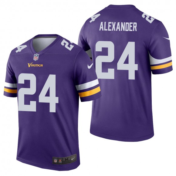 Men's Minnesota Vikings Mackensie Alexander Purple Legend Jersey