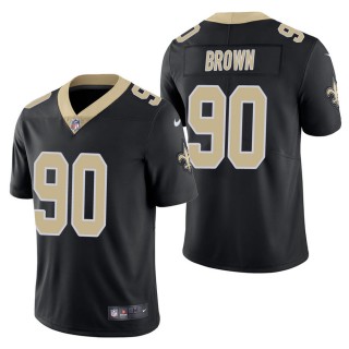 Men's New Orleans Saints Malcom Brown Black Vapor Untouchable Limited Jersey