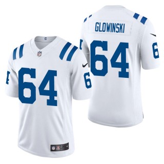 Men's Indianapolis Colts Mark Glowinski White Vapor Limited Jersey