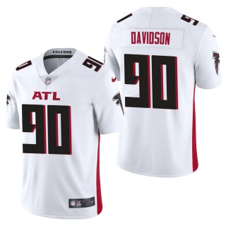 Men's Atlanta Falcons Marlon Davidson White Vapor Limited Jersey