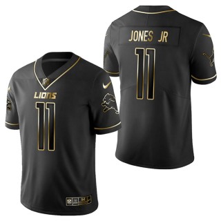 Men's Detroit Lions Marvin Jones Jr Black Golden Edition Jersey