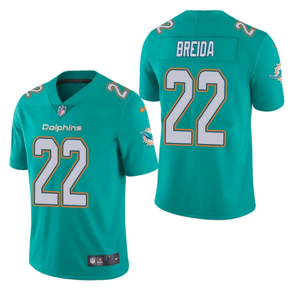 Men's Miami Dolphins Matt Breida Aqua Vapor Untouchable Limited Jersey