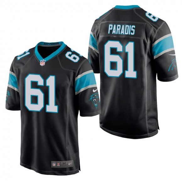 Men's Carolina Panthers Matt Paradis Black Game Jersey