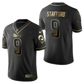 Men's Los Angeles Rams Matthew Stafford Black Golden Edition Jersey