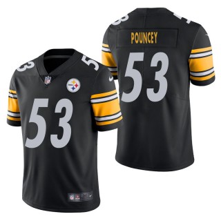 Men's Pittsburgh Steelers Maurkice Pouncey Black Vapor Untouchable Limited Jersey