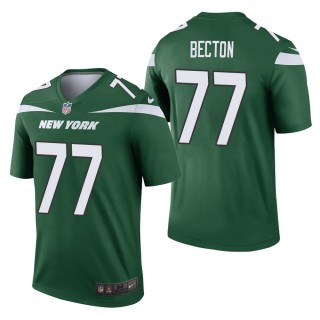 Men's New York Jets Mekhi Becton Green Legend Jersey