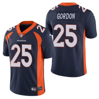 Men's Denver Broncos Melvin Gordon Navy Vapor Untouchable Limited Jersey