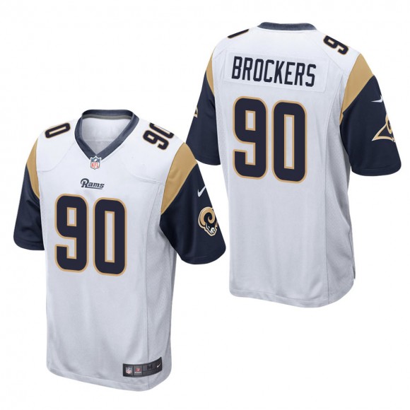 Men's Los Angeles Rams Michael Brockers White Game Jersey