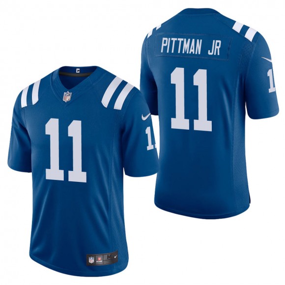 Men's Indianapolis Colts Michael Pittman Jr. Royal Vapor Limited Jersey