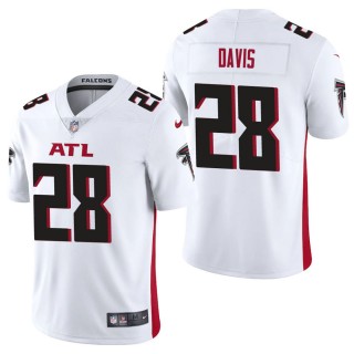 Men's Atlanta Falcons Mike Davis White Vapor Limited Jersey