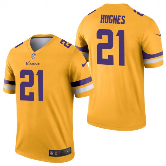 Men's Minnesota Vikings Mike Hughes Gold Inverted Legend Jersey