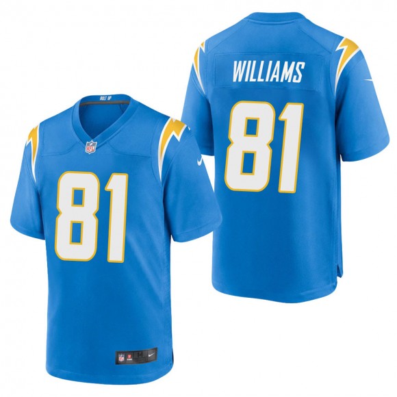 Men's Los Angeles Chargers Mike Williams Powder Blue Game Jersey