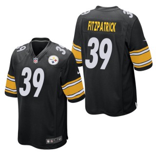 Men's Pittsburgh Steelers Minkah Fitzpatrick Black Game Jersey