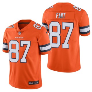 Men's Denver Broncos Noah Fant Orange Color Rush Limited Jersey