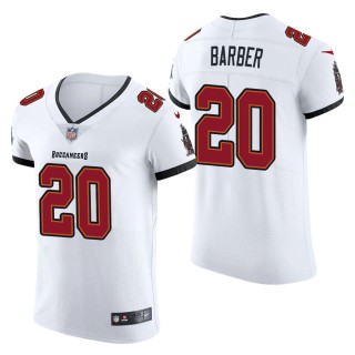 Men's Tampa Bay Buccaneers Ronde Barber White Vapor Elite Jersey