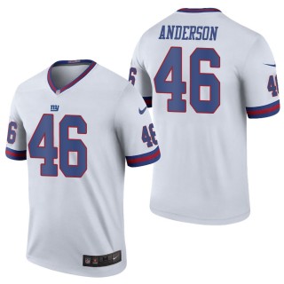 Men's New York Giants Ryan Anderson White Color Rush Legend Jersey