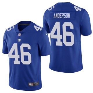 Men's New York Giants Ryan Anderson Blue Vapor Limited Jersey