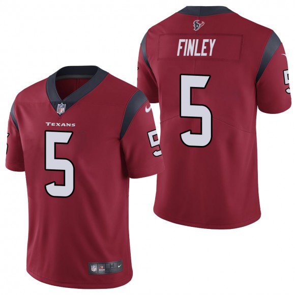 Men's Houston Texans Ryan Finley Red Vapor Limited Jersey