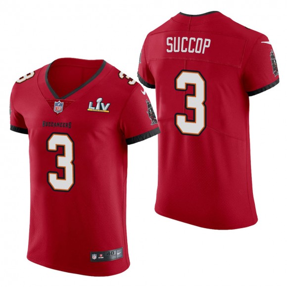 Men's Tampa Bay Buccaneers Ryan Succop Red Super Bowl LV Jersey