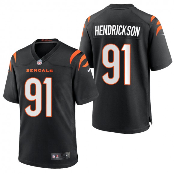 Men's Cincinnati Bengals Trey Hendrickson Black 2021 Game Jersey