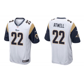 Men's Los Angeles Rams Tutu Atwell White Game Jersey