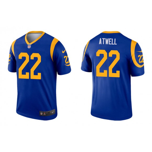 Men's Los Angeles Rams Tutu Atwell Royal Legend Jersey