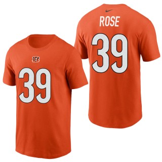 Men's Cincinnati Bengals Winston Rose Orange 2021 Name & Number T-Shirt
