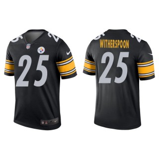 Men's Pittsburgh Steelers Ahkello Witherspoon #25 Black Legend Jersey