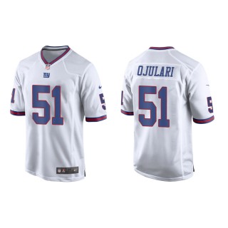 Men's New York Giants Azeez Ojulari #51 White Alternate Game Jersey