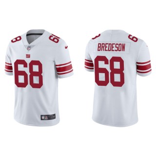 Men's New York Giants Ben Bredeson #68 White Vapor Limited Jersey