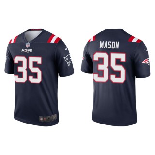 Men's New England Patriots Ben Mason #35 Navy Legend Jersey