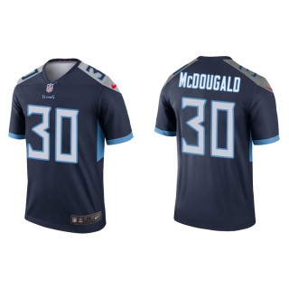 Men's Tennessee Titans Bradley McDougald #30 Navy Legend Jersey