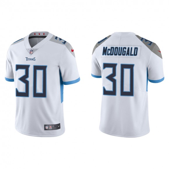 Men's Tennessee Titans Bradley McDougald #30 White Vapor Limited Jersey