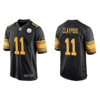Men's Pittsburgh Steelers Chase Claypool #11 Black Alternate Game Jersey